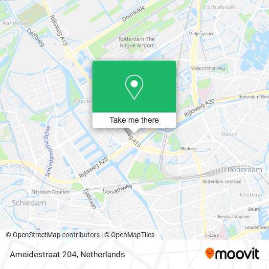 Ameidestraat 204 map