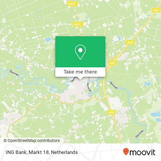 ING Bank, Markt 18 map