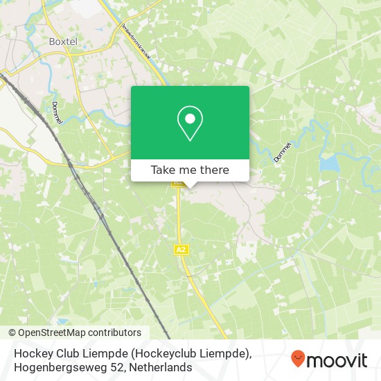 Hockey Club Liempde (Hockeyclub Liempde), Hogenbergseweg 52 map