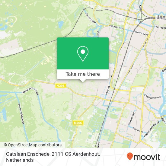 Catslaan Enschede, 2111 CS Aerdenhout map