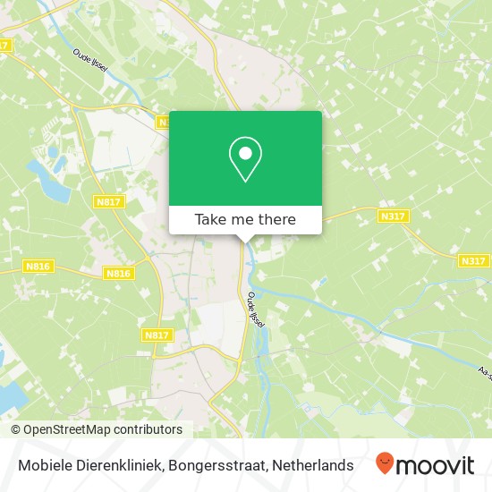 Mobiele Dierenkliniek, Bongersstraat map