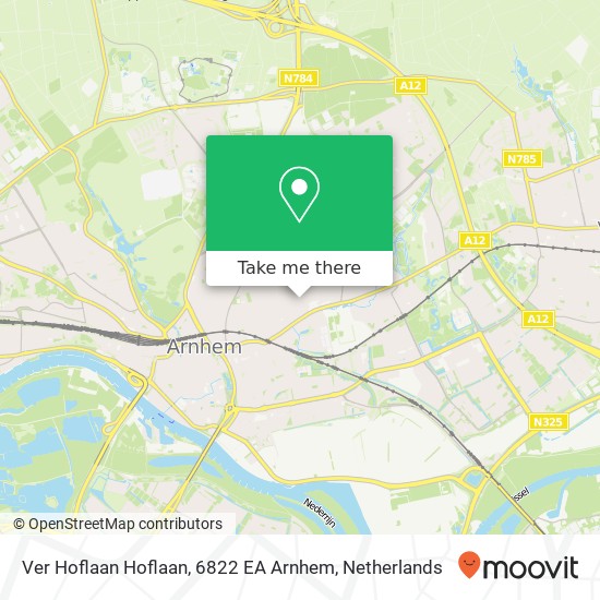 Ver Hoflaan Hoflaan, 6822 EA Arnhem map