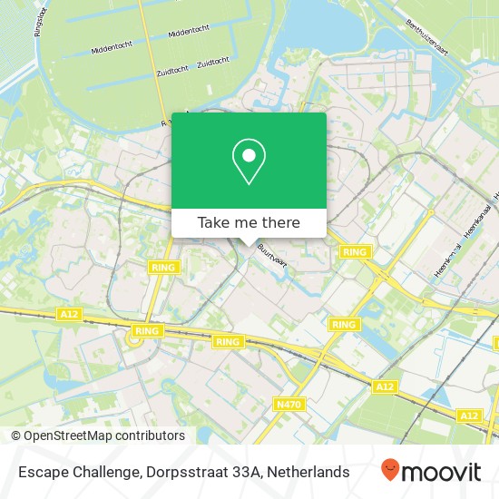 Escape Challenge, Dorpsstraat 33A map
