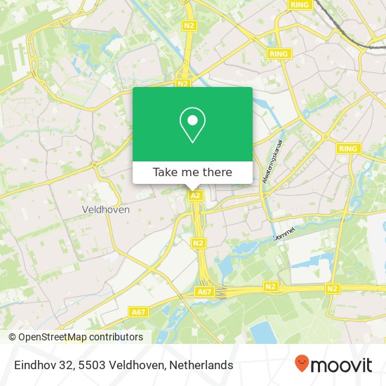 Eindhov 32, 5503 Veldhoven map