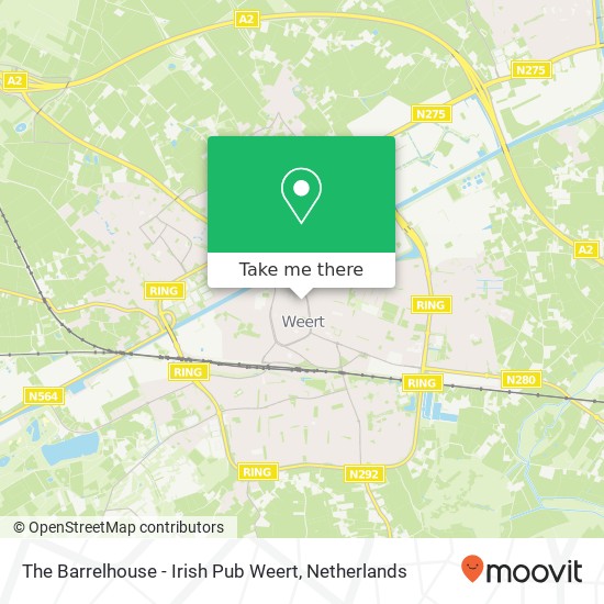 The Barrelhouse - Irish Pub Weert map