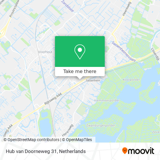 Hub van Doorneweg 31 Karte