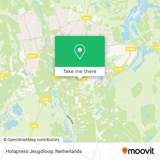 Holapress Jeugdloop map