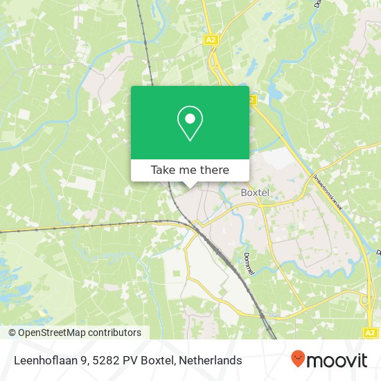 Leenhoflaan 9, 5282 PV Boxtel map