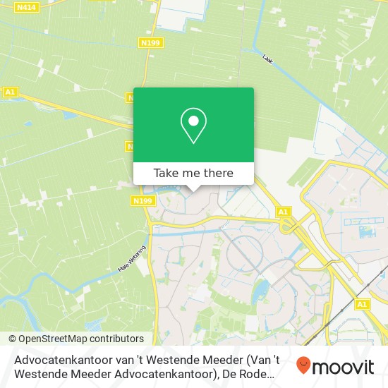 Advocatenkantoor van 't Westende Meeder (Van 't Westende Meeder Advocatenkantoor), De Rode Leeuw 49 Karte