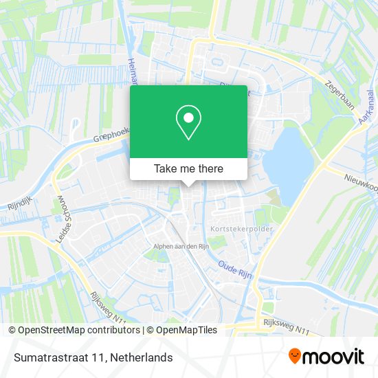 Sumatrastraat 11 Karte