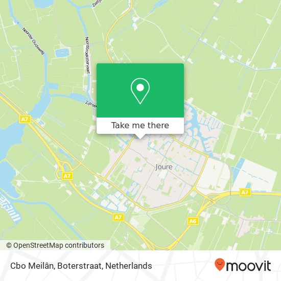 Cbo Meilân, Boterstraat map