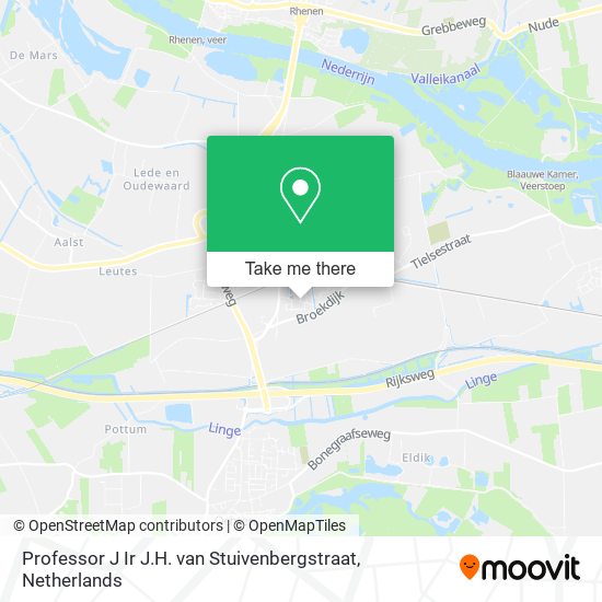 Professor J Ir J.H. van Stuivenbergstraat map