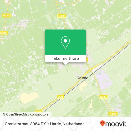 Granietstraat, 8084 PX 't Harde map