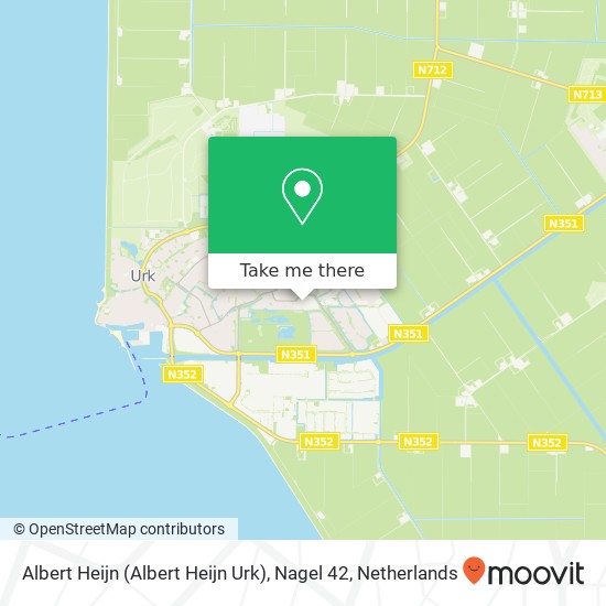 Albert Heijn (Albert Heijn Urk), Nagel 42 map