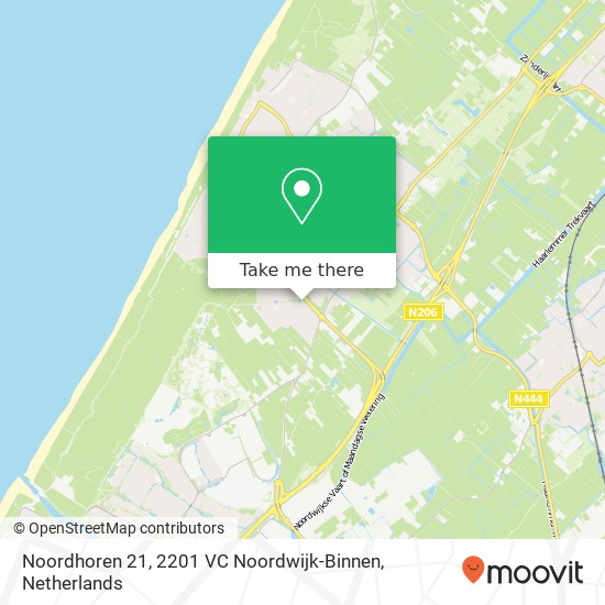 Noordhoren 21, 2201 VC Noordwijk-Binnen map