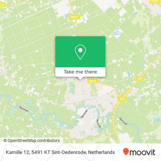 Kamille 12, 5491 KT Sint-Oedenrode Karte