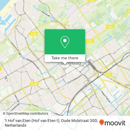 't Hof van Eten (Hof van Eten t), Oude Molstraat 30D map