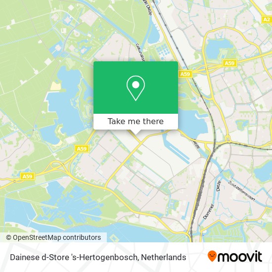 Dainese d-Store 's-Hertogenbosch map