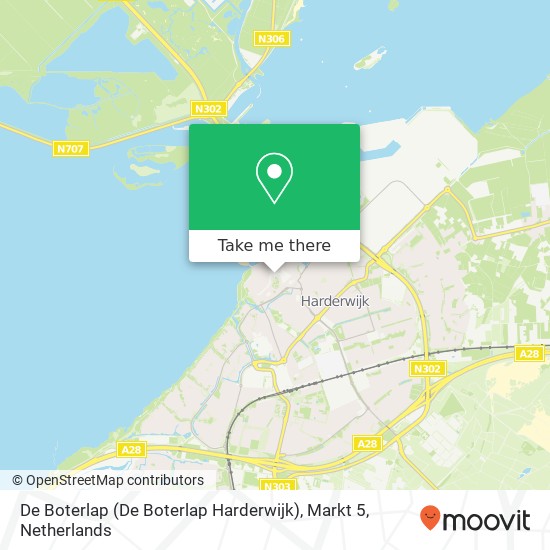 De Boterlap (De Boterlap Harderwijk), Markt 5 map