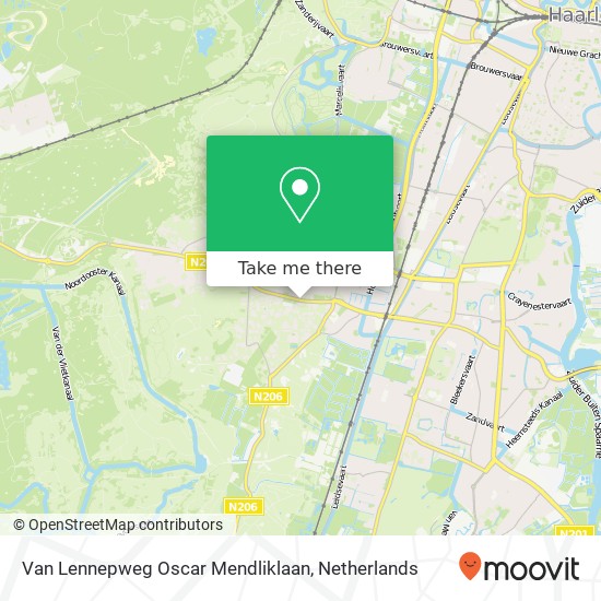Van Lennepweg Oscar Mendliklaan map
