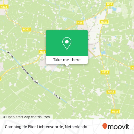 Camping de Flier Lichtenvoorde Karte