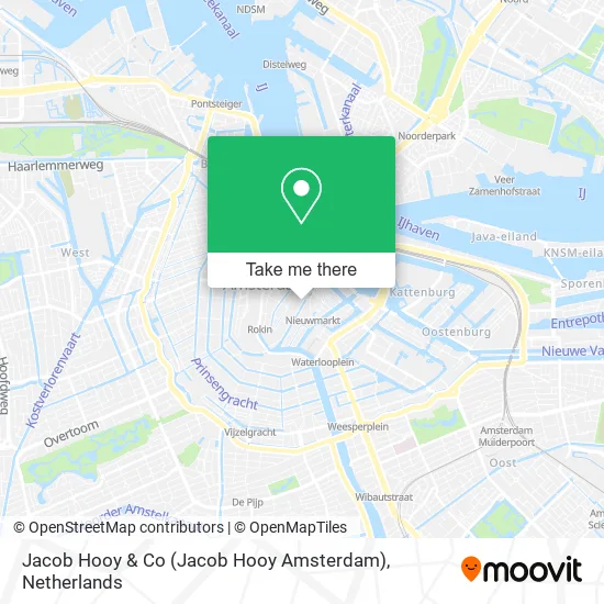 Jacob Hooy & Co (Jacob Hooy Amsterdam) Karte