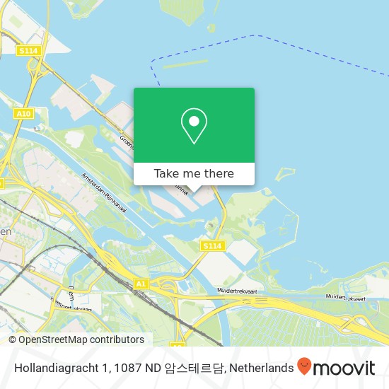 Hollandiagracht 1, 1087 ND 암스테르담 map