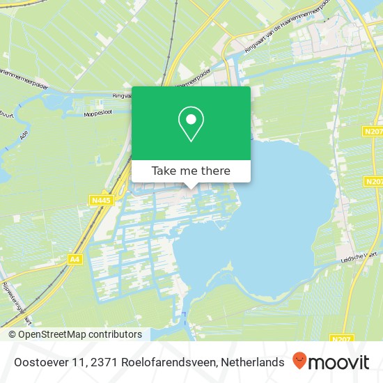 Oostoever 11, 2371 Roelofarendsveen map