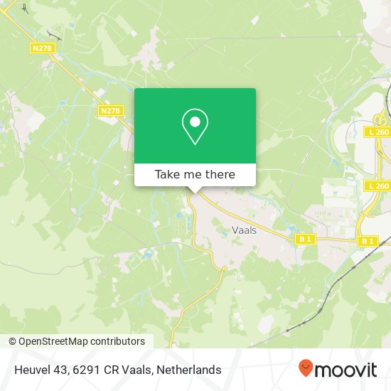 Heuvel 43, 6291 CR Vaals map