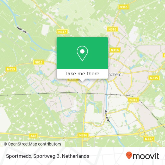 Sportmedx, Sportweg 3 Karte