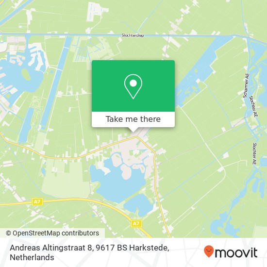 Andreas Altingstraat 8, 9617 BS Harkstede map