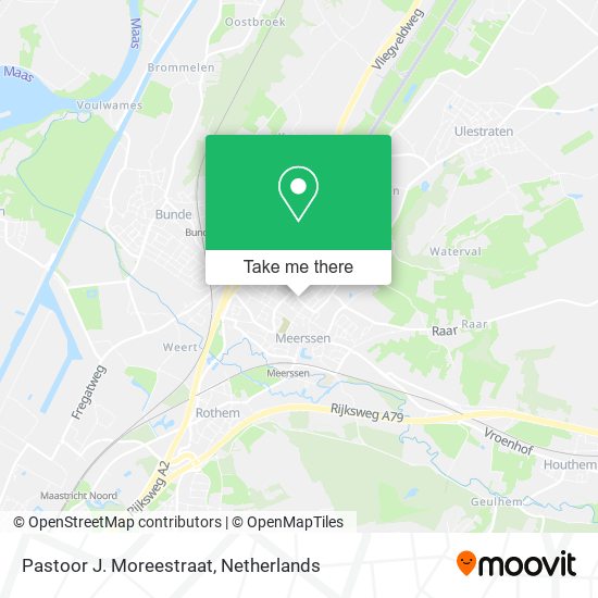 Pastoor J. Moreestraat map