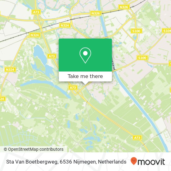 Sta Van Boetbergweg, 6536 Nijmegen Karte