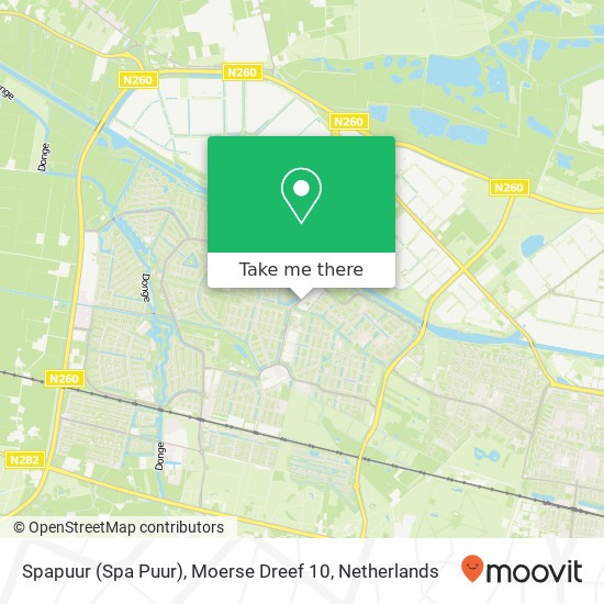 Spapuur (Spa Puur), Moerse Dreef 10 map