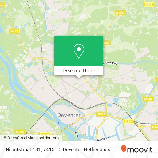 Nilantstraat 131, 7415 TC Deventer Karte