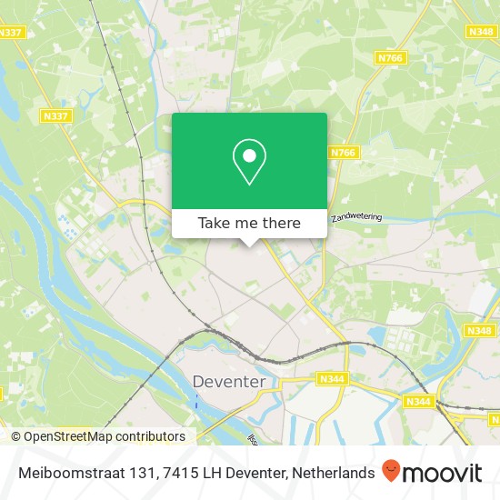 Meiboomstraat 131, 7415 LH Deventer map