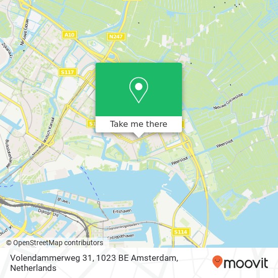 Volendammerweg 31, 1023 BE Amsterdam map