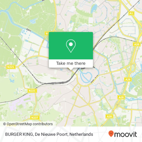 BURGER KING, De Nieuwe Poort map