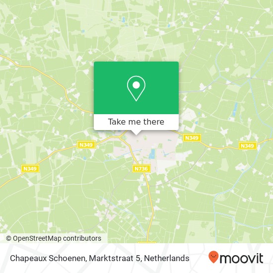 Chapeaux Schoenen, Marktstraat 5 map