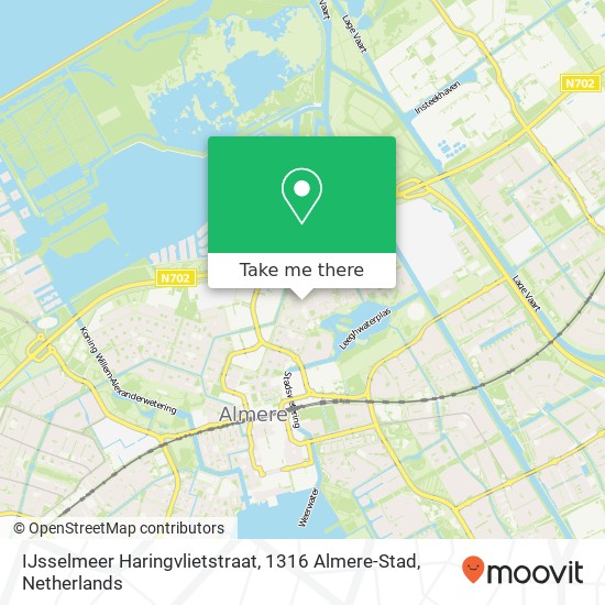 IJsselmeer Haringvlietstraat, 1316 Almere-Stad map