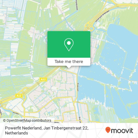 Powerfit Nederland, Jan Tinbergenstraat 22 map