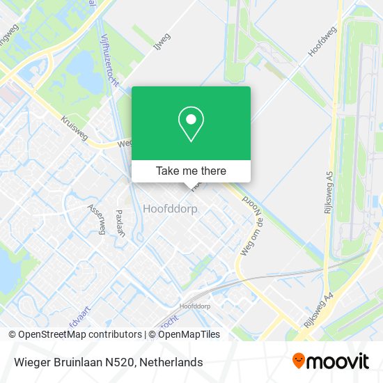 Wieger Bruinlaan N520 map