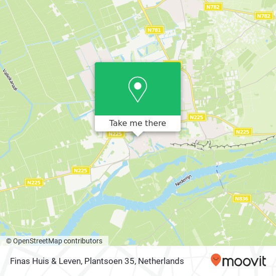 Finas Huis & Leven, Plantsoen 35 map