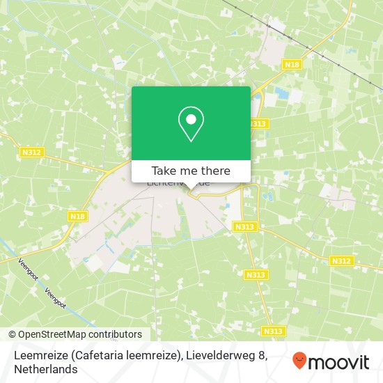Leemreize (Cafetaria leemreize), Lievelderweg 8 map