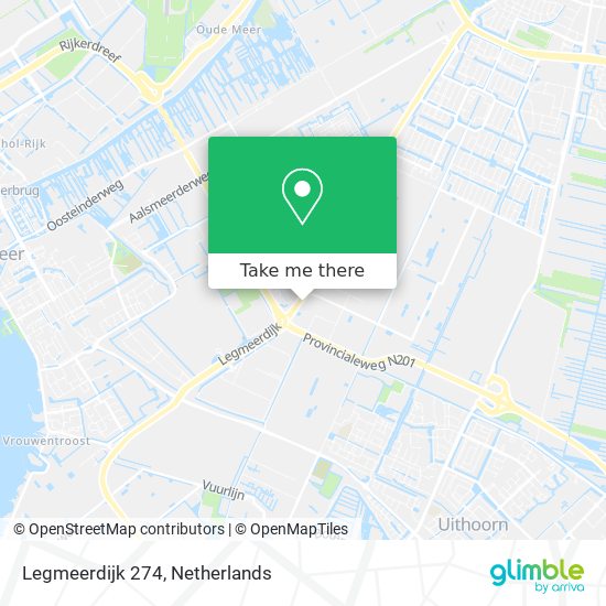 Legmeerdijk 274 Karte