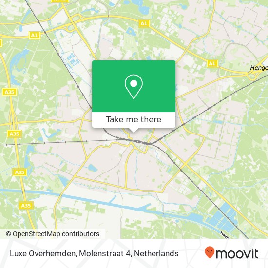 Luxe Overhemden, Molenstraat 4 map