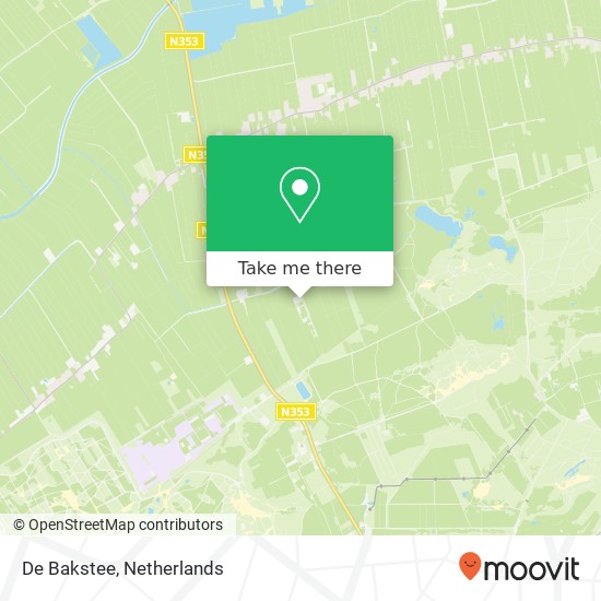 De Bakstee, Van Zijlweg 3 Karte