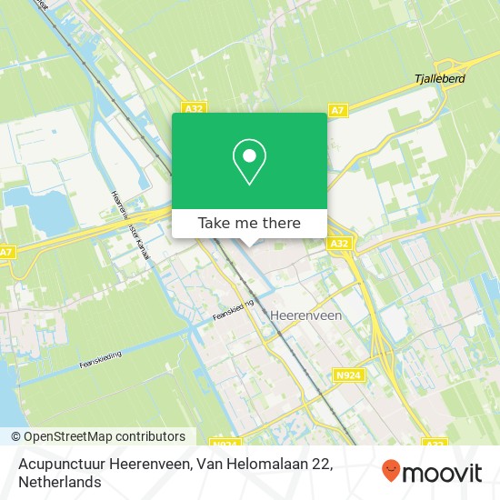 Acupunctuur Heerenveen, Van Helomalaan 22 map