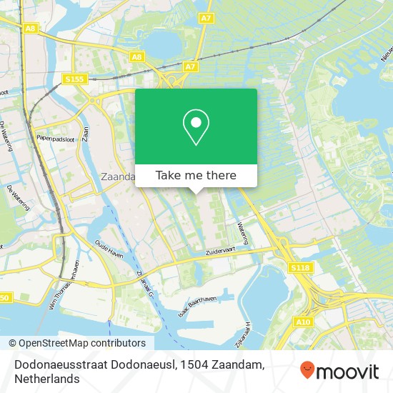 Dodonaeusstraat Dodonaeusl, 1504 Zaandam map