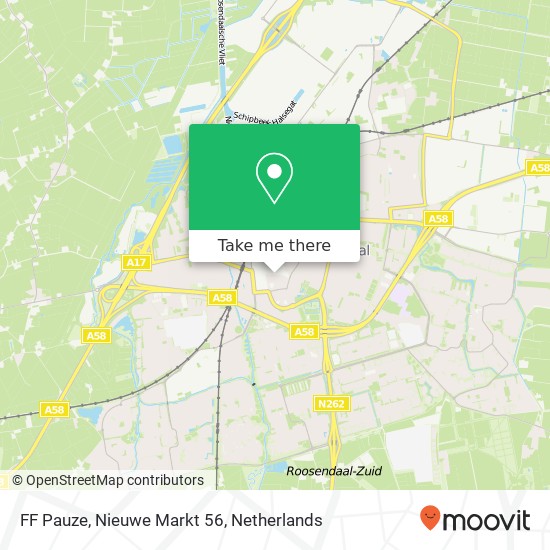 FF Pauze, Nieuwe Markt 56 map